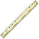 Westcott Metal Edge English/Metric Wood Ruler