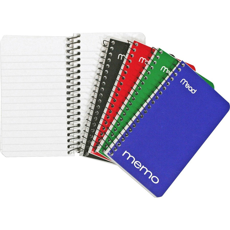 Mead 45644 Wire Bound Notebook College Ruled 6"x4", 40 sheets/pad