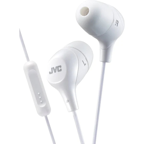 JVC Marshmallow Wired In-Ear Headphones - White