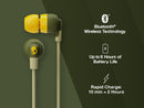 Skullcandy Ink'd®+ In-Ear Earbuds with Microphone (Olive Green)