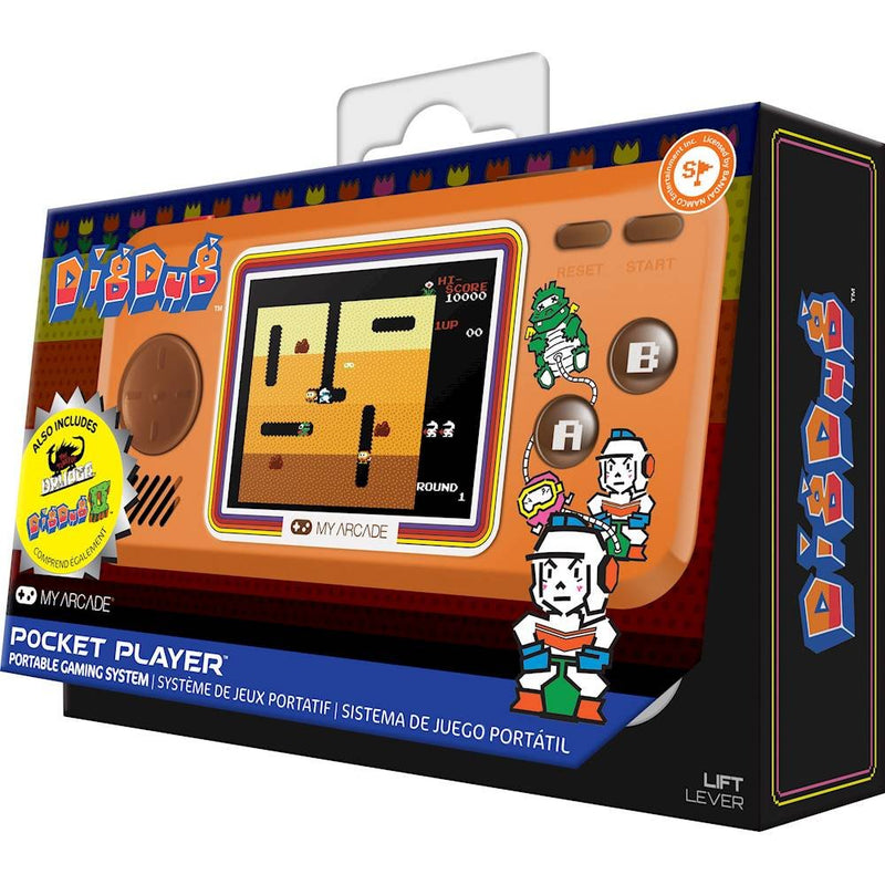 DIG DUG POCKET PLAYER PORTABLE GAMING SYSTEM