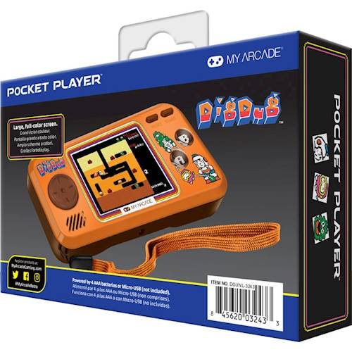 DIG DUG POCKET PLAYER PORTABLE GAMING SYSTEM