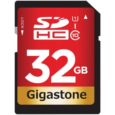 GIGASTONE SDHC CARD U1 CLASS 10 32GB UP TO 80MB/S