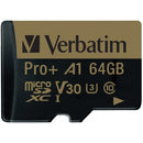 Verbatim 64 GB Pro Plus 666X microSDXC™ Memory Card with Adapter
