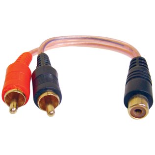 DB Link X-Series RCA Y-Adapter, 1 Female to 2 Males