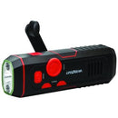 Life+Gear 120-Lumen Stormproof USB Crank Flashlight & Radio