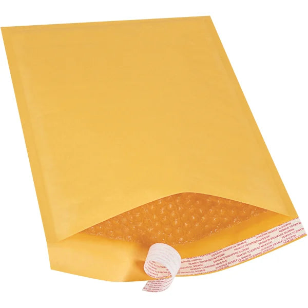 #7 JiffyLite Kraft Self-Seal Bubble Mailers 14.5"x20"