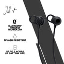 SKULLCANDY JIB+ WIRELESS EARBUDS WITH MICROPHONE BLACK