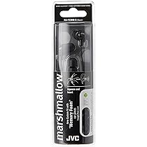 JVC Marshmallow Wired In-Ear Headphones - Black