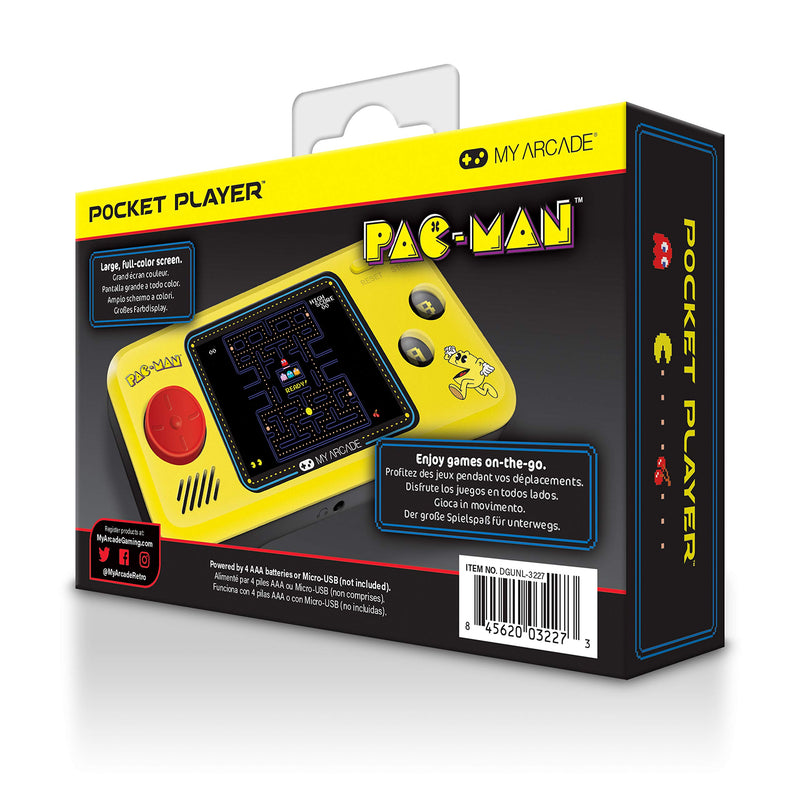 PAC-MAN POCKET PLAYER PORTABLE GAMING SYSTEM