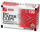 ACCO Paperclips, Standard