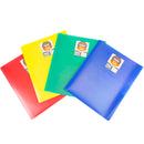 Two-Pocket Portfolio Folders with Prongs, Heavy Weight Poly (Assorted Colors)