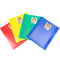 Two-Pocket Portfolio Folders with Prongs, Heavy Weight Poly (Assorted Colors)