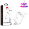MyBat Pro Dual Port Fast Charging Power Delivery Wall Charger (30W) - White