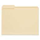 Top Tab Manila File Folders, 1/3-Cut Tabs - Single