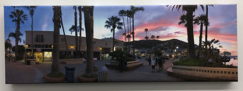 "Front Street Scene" Artistic Panoramic photo on Canvas, LaurelAvalon Collection