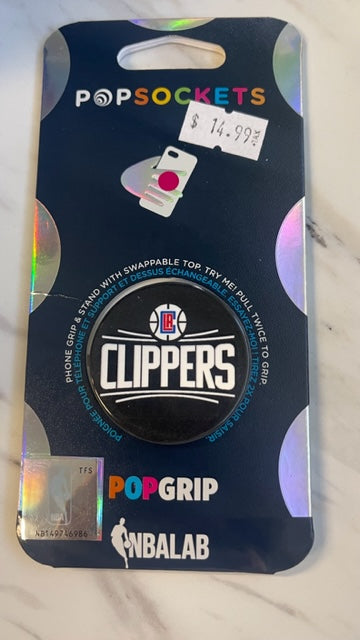 Mounts->PopSockets Phone and Tablet Swappable PopGrip - Clippers