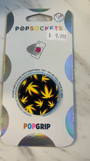 Mounts->PopSockets Phone and Tablet Swappable PopGrip - Pot Leaf