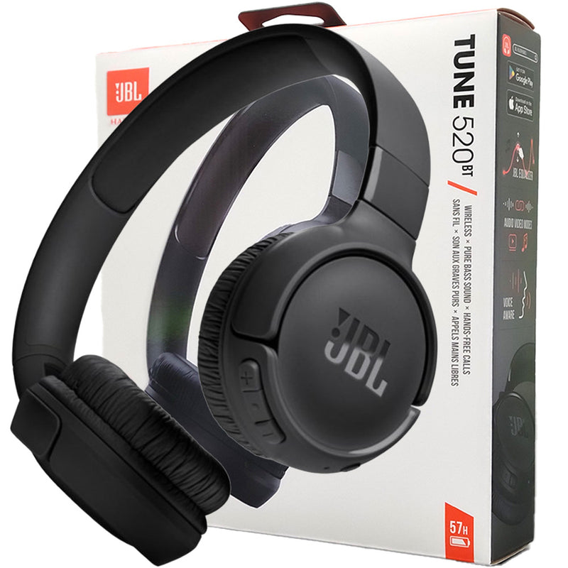 JBL TUNE 520bt WIRELESS BLUETOOTH HEADPHONES - BLACK