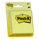 3M Scotch Yellow Post-It Notes 3"x3", 50 sheets/pad, 4 pads