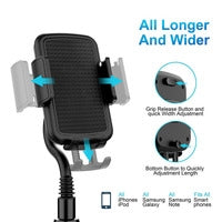 MyBat Car Cup Holder Phone Mount - Black