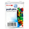 Officemate Push Pins Assorted Colors - 100 pins