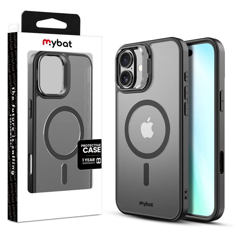 MyBat InFrame MagSafe Case with Kickstand for Apple iPhone 16 - Black