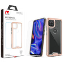 MyBat Pro Lux Series Case for Motorola One 5G Ace - Rose Gold