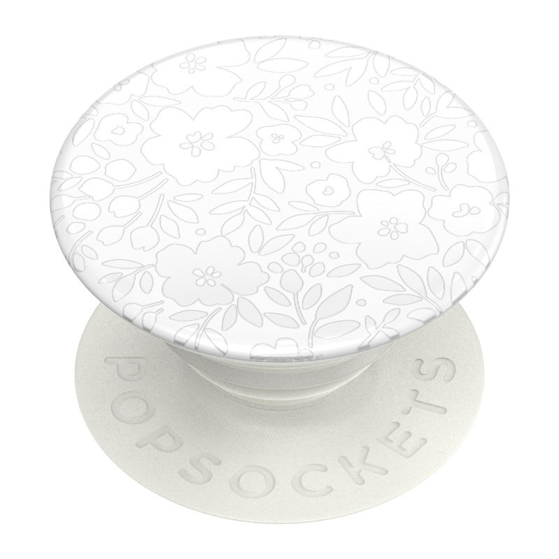 PopSockets Phone and Tablet Swappable PopGrip - Blanc Fresh