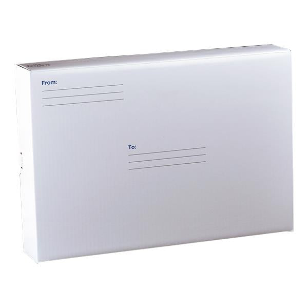 Large White Shipping Box 12.25" x 3" x 17.625"