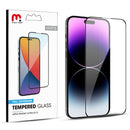 MyBat Pro Full Coverage Tempered Glass Screen Protector for Apple iPhone 14 Pro (6.1) - Black