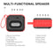 MyBat Pro Oasis Waterproof Bluetooth Speaker - RED