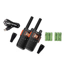 Cobra RX380 32-Mile-Range Weather-Resistant 2-Way Radios, 2 Pack (Black)