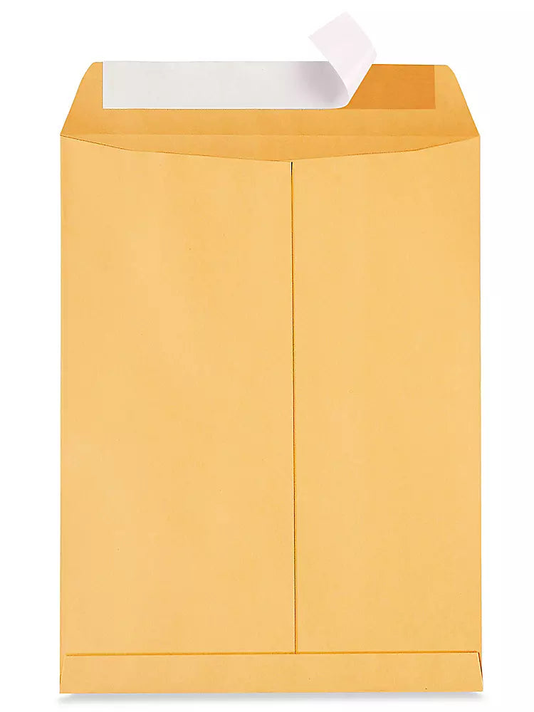 9"x12" Kraft Self-Seal Envelopes