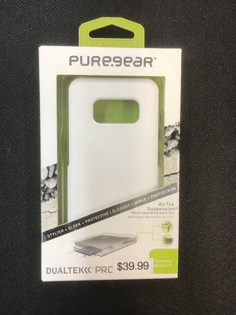 PURE GEAR PHONE CASE FOR SAMSUNG GALAXY S8 WHITE