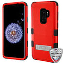 MyBat TUFF Series Case (with Stand) for Samsung Galaxy S9 Plus - Natural Red / Black