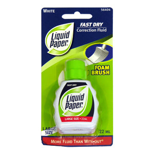 Liquid Paper Fast Dry White Correction Fluid (.74 fluid oz.)