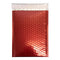 Metallic Red 7.5" x 11" Bubble Mailers