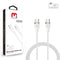 MYBAT PRO USB-C TO USB-C 60W QUICK CHARGE CABLE 3.3 FT. WHITE