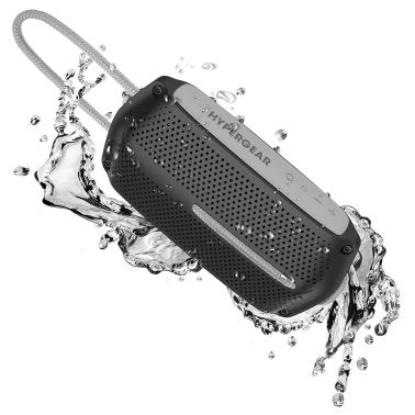 HyperGear Wave Water-Resistant Bluetooth® Speaker (Black/GRAY)