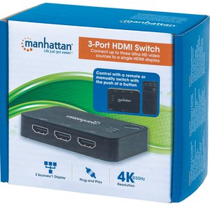 MANHATTAN 3-PORT HDMI SWITCH