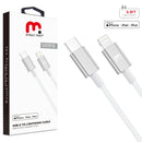 MyBat Pro MFi USB-C to Lightning Sync Cable - 6.5 FT - White