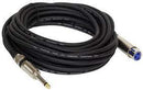 PYLE PROFESSIONAL MICROPHONE CABLE 1/4" MALE TO XLR FEMALE