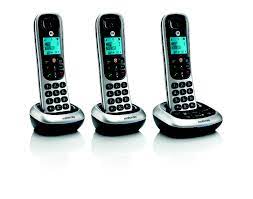 Motorola CD4 Series Digital Cordless Telephone with Answering Machine (3 Handsets)