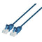 Intellinet Network Solutions Blue CAT-6 UTP Slim Network Patch Cable with Snagless Boots (14 Feet)