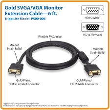 Tripp Lite SVGA High-Resolution Monitor Extension Cable with RGB Coaxial (6ft)
