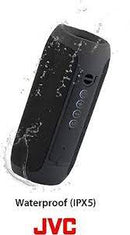 JVC True Wireless Stereo Portable Bluetooth® Speaker, Black, SPS-X3BT