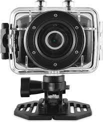 Ematic ActionCam HD Waterproof Camera with Post and Helmet Mount