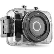 Ematic ActionCam HD Waterproof Camera with Post and Helmet Mount