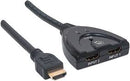 Manhattan 2-Port HDMI® Switch with 20-Inch Integrated Cable